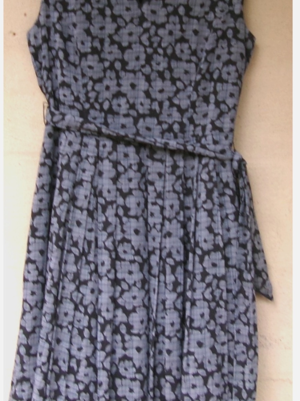 Brooks Brothers Glen Plaid Flower Cotton Dress - Picture 4 of 10